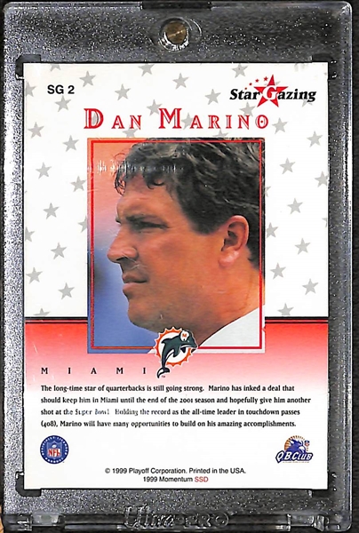 1999 Playoff Momentum Dan Marino Star Gazing Autograph Card 